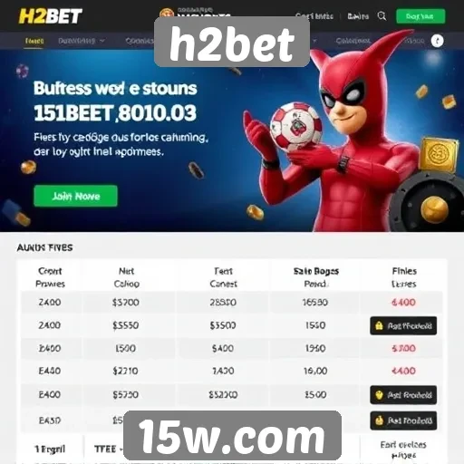 Avaliação dos bônus promocionais disponíveis no H2bet